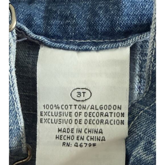 Sesame Street Vintage Denim Cookie Monster Short Overalls Size 3 T Basketball - Picture 12 of 13